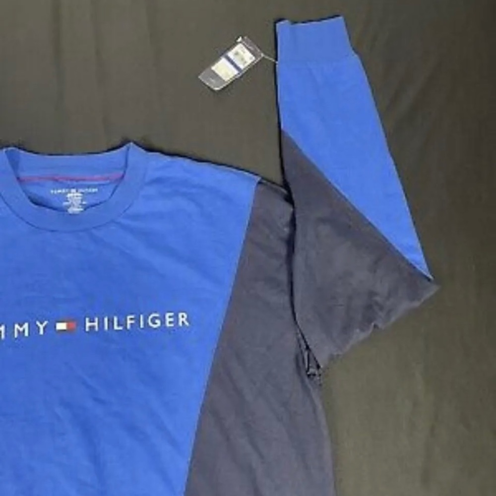 NWT Tommy Hilfiger Mens Blue Sleep Sweatshirt Size XL - Picture 6 of 7